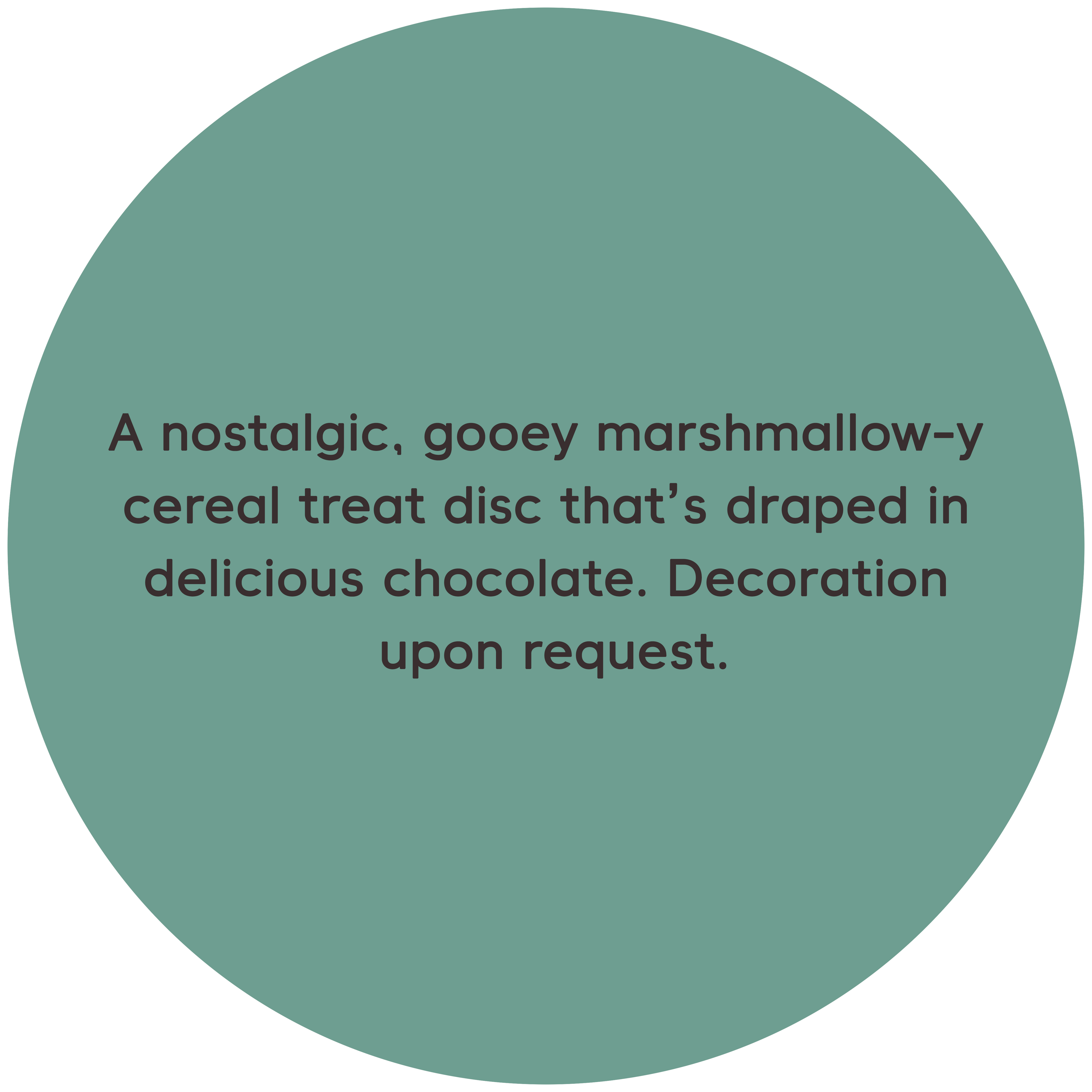 Chocolate Rice Krispie Treat