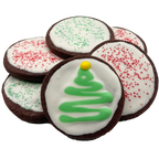 Iced Chocolate Sugar Cookies