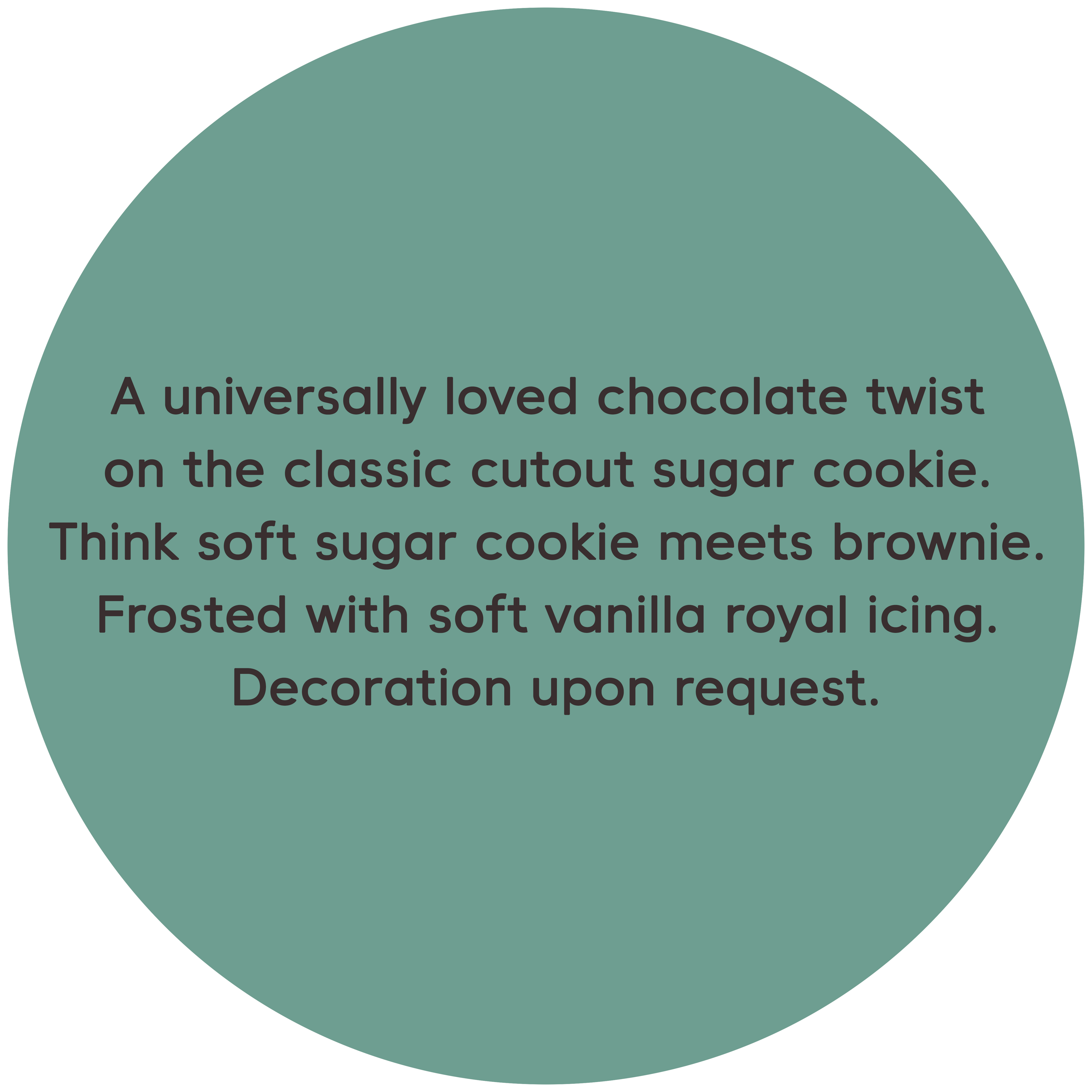 Iced Chocolate Sugar Cookies