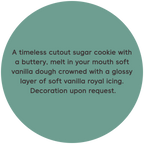 Iced Vanilla Sugar Cookies