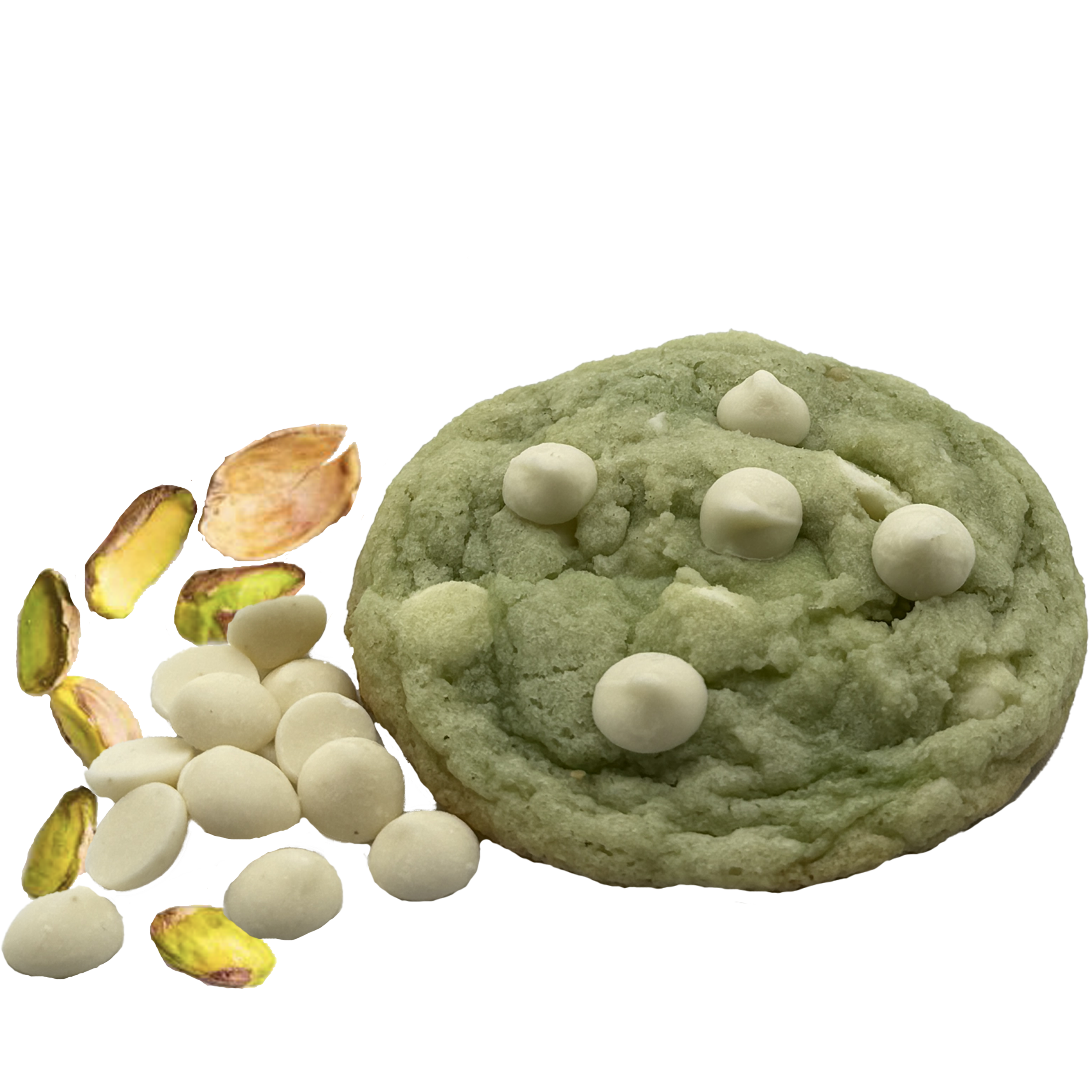 Pistachio White Chocolate Cookies