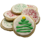 Iced Vanilla Sugar Cookies