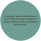 White Chocolate Rice Krispie Treat