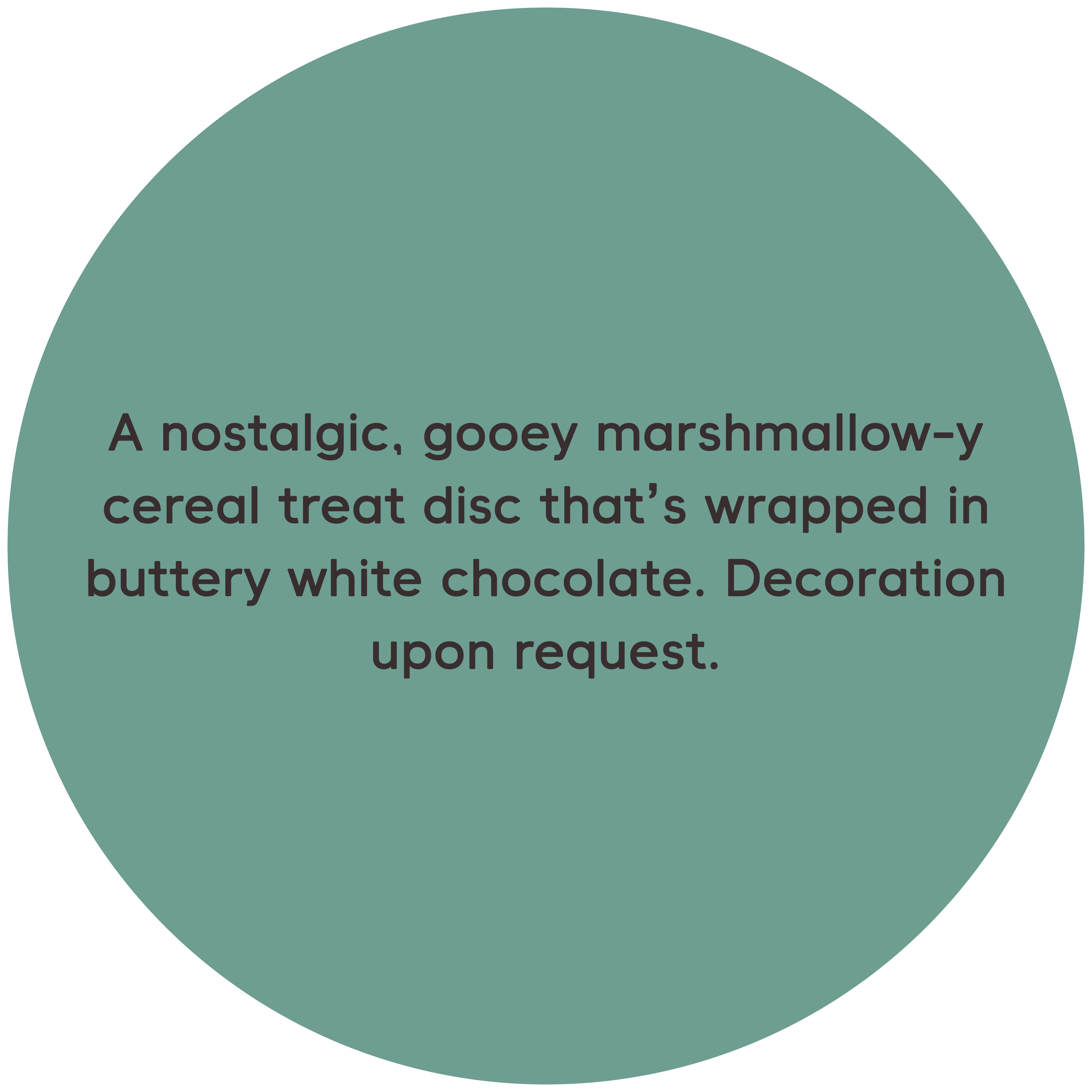 White Chocolate Rice Krispie Treat